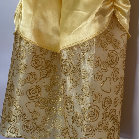 DISNEY 💛PRINCESS "BELLE"💛 COSTUME DRESS SIZE 4-6X 🌟NWOT🌟 - Picture 8 of 14